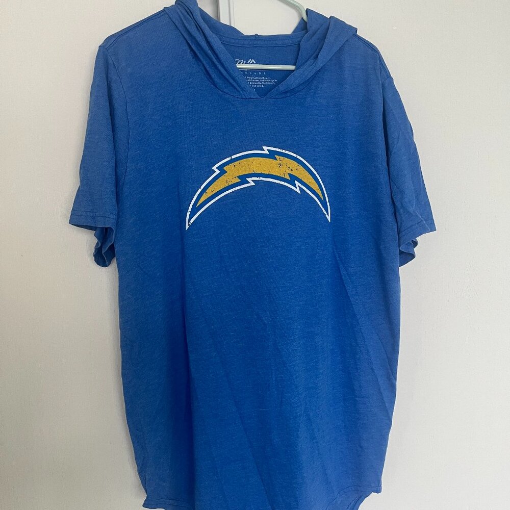 Justin Herbert QB Chargers #10 long hooded shirt.